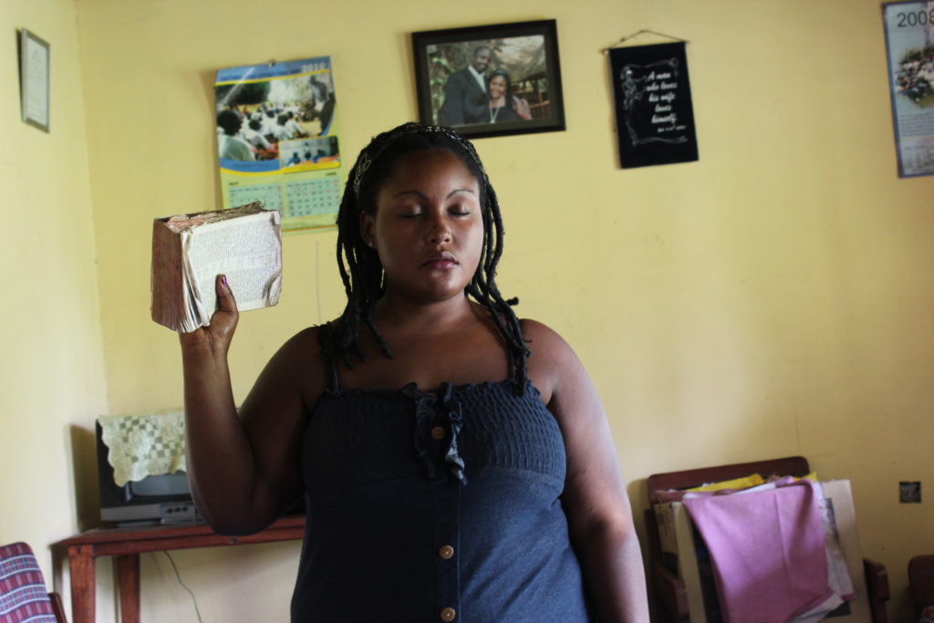 The Felistas Fable Still 1 - Esther Bwanika plays the role of the witch who curses Felistas